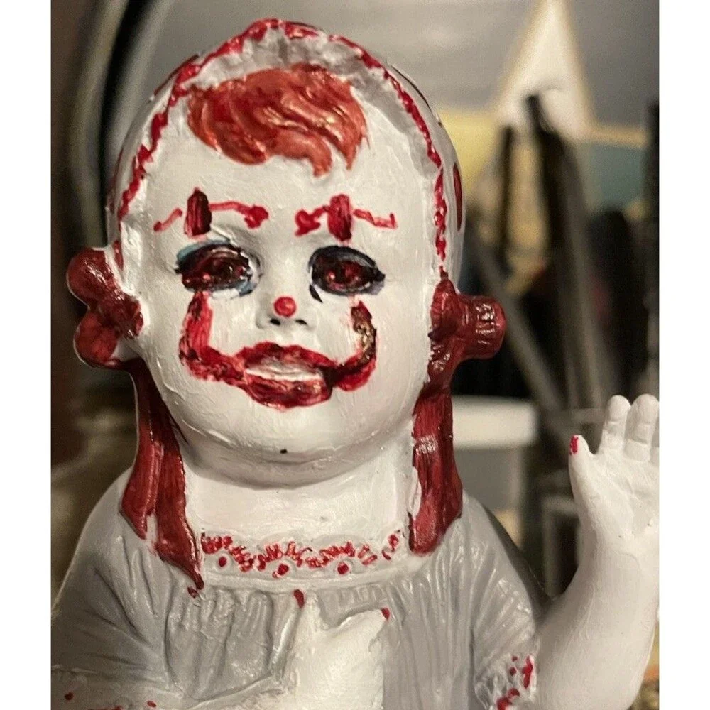 Vintage German Piano Baby 13472 OOAK Painted Pennywise Baby Look Alike